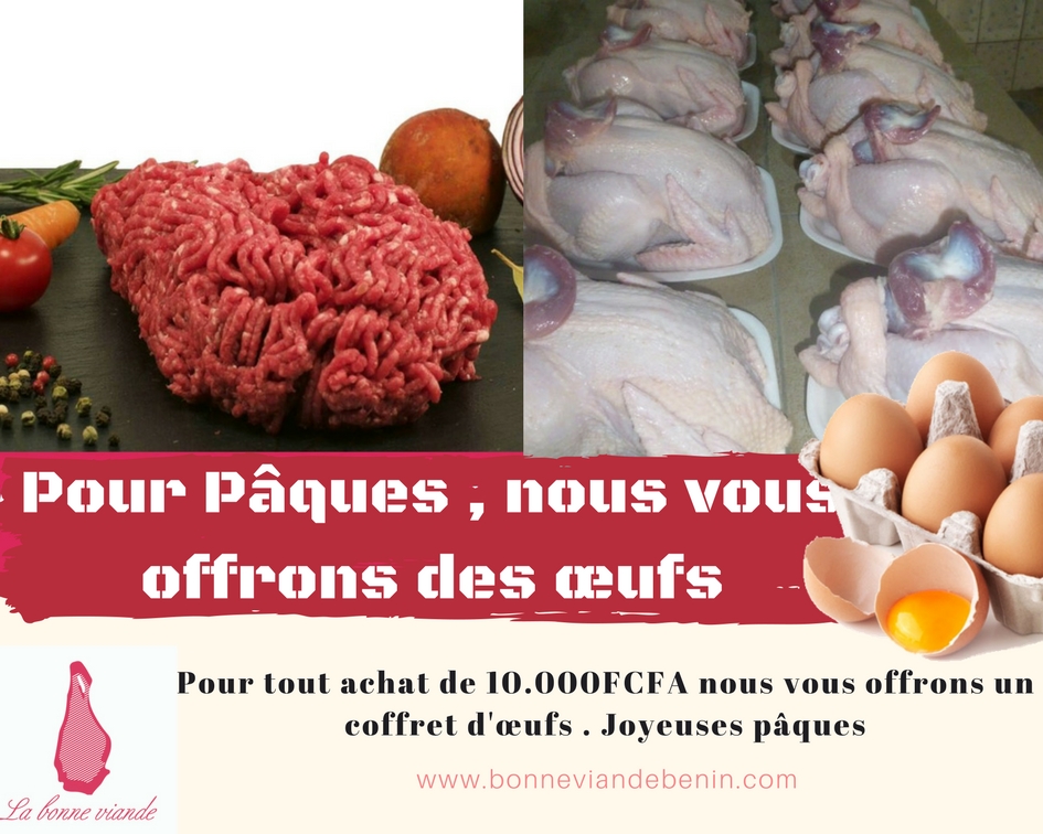 La Bonne Viande vous offre des œufs pour Pâques - La Bonne Viande