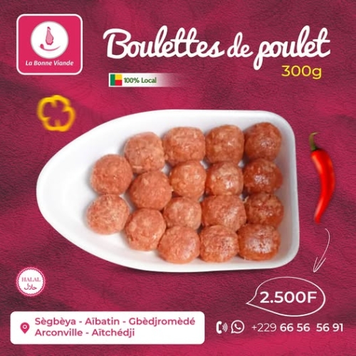 Boulette de poulet 300g