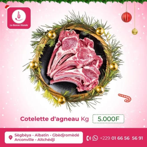 Côtelette d&rsquo;agneau