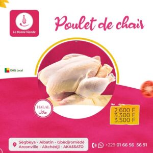 Poulet de chair Moyen Format