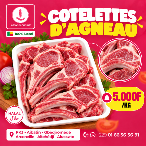 Côtelette d&rsquo;agneau