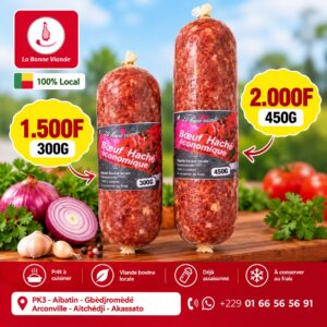 Viande de Bœuf hachée Eco 300g