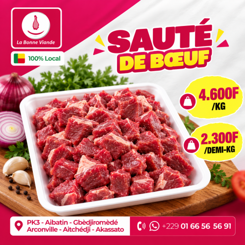 Sauté de bœuf kg