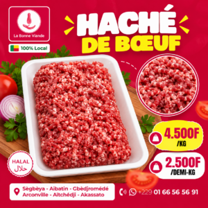 Haché de Bœuf kg